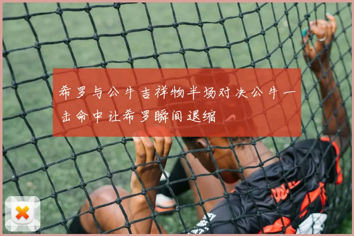 希罗与公牛吉祥物半场对决公牛一击命中让希罗瞬间退缩